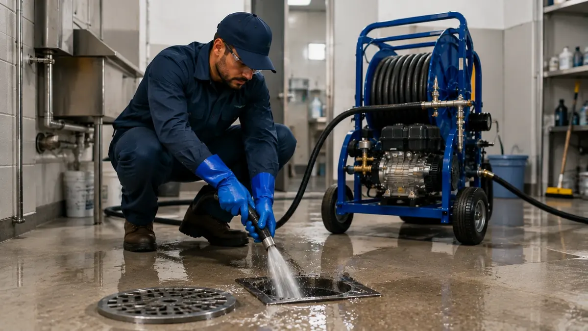 Floor Drain Hydro Jet Cleaning in Pine Valley