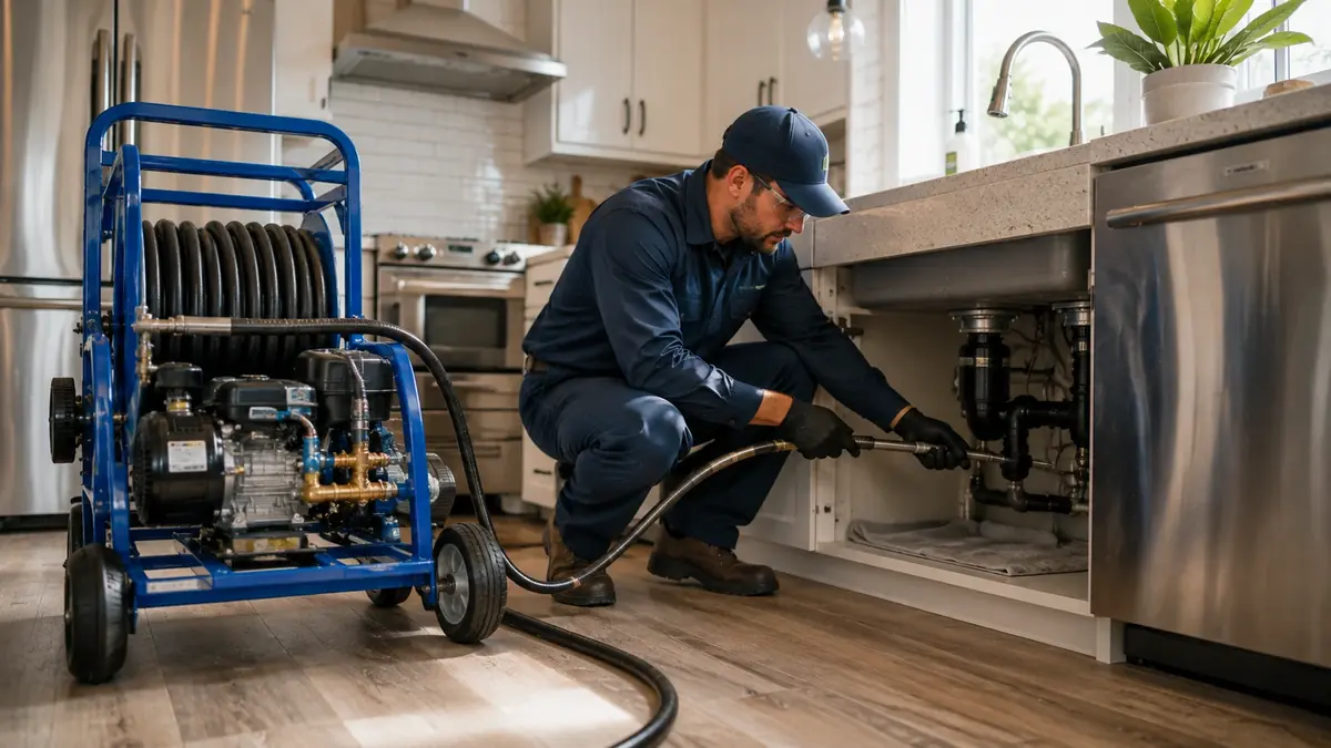 Kitchen Drain Hydro Jetting in Pine Valley