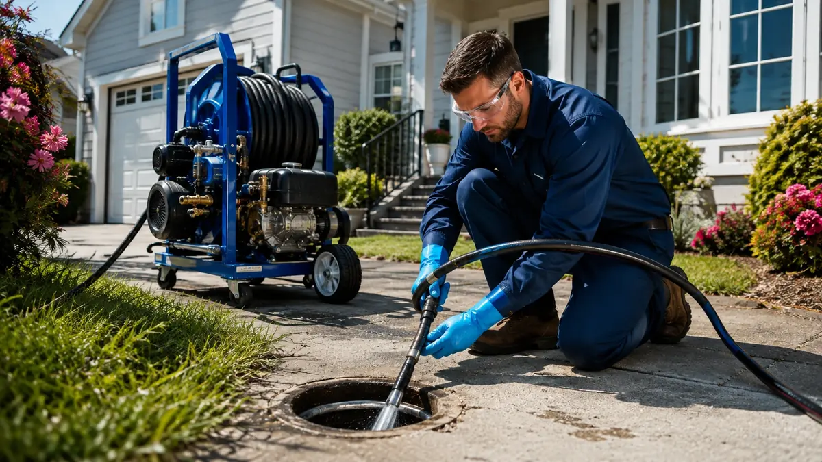 Residential Hydro Jet Drain Cleaning in Pine Valley